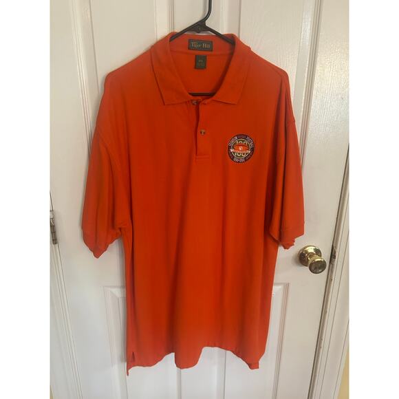 Tiger Hill Clemson University Football Centennial Orange Polo Shirt Size XXL - Picture 1 of 3